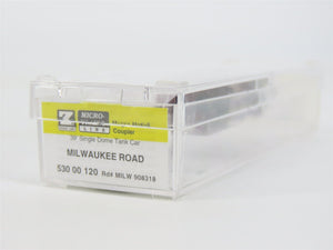 Z Micro-Trains MTL 53000120 MILW Milwaukee Road 39' Single Dome Tank Car #908318