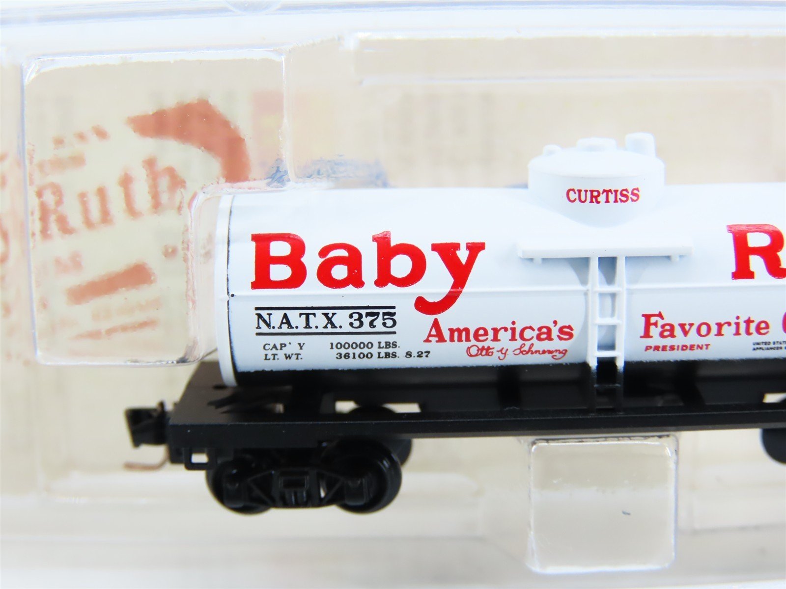 Z Micro-Trains MTL 53000380 NATX Nestle Baby Ruth 39' Single Dome Tank Car #375