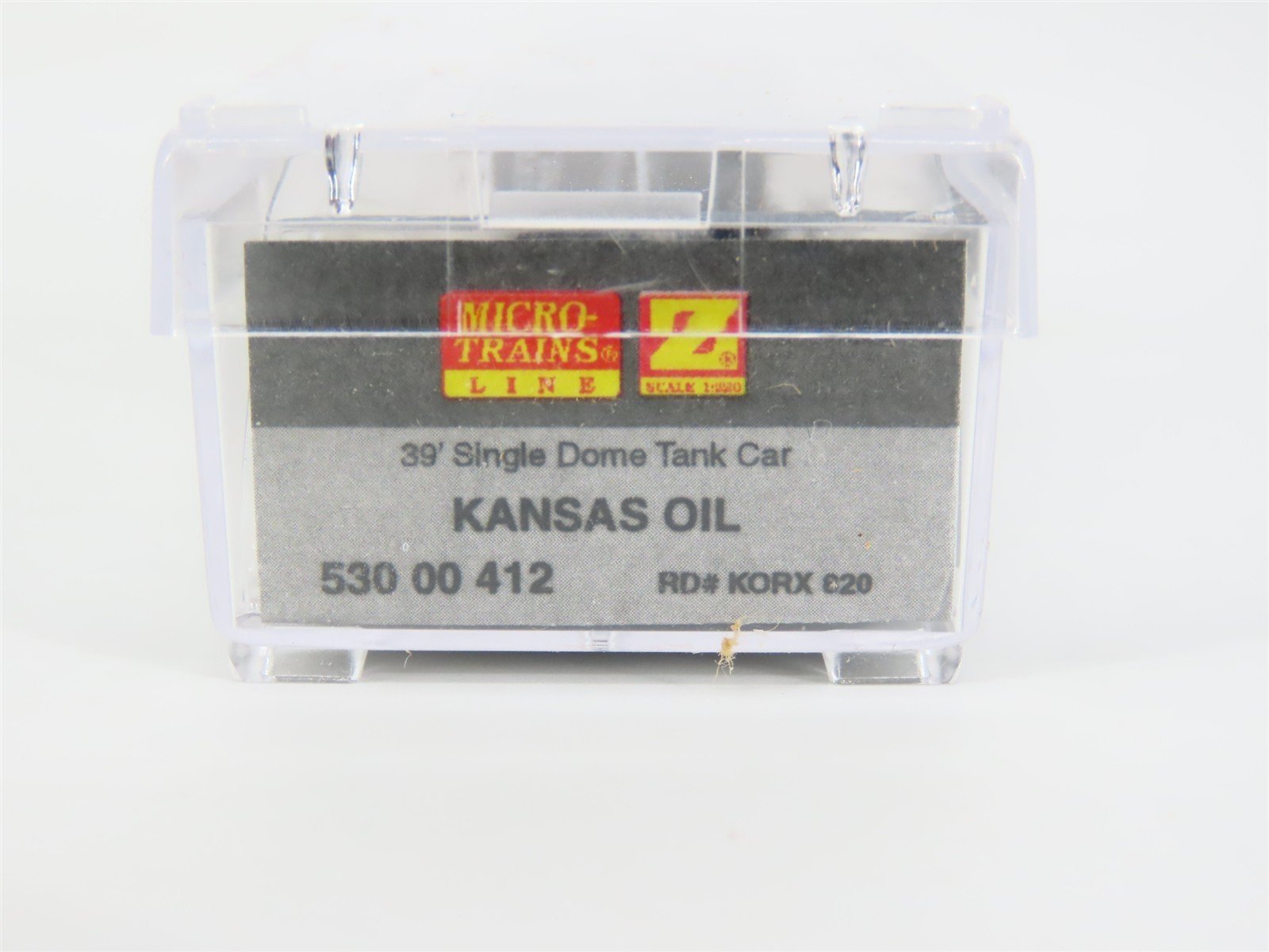 Z Scale Micro-Trains MTL 53000412 KORX Kansas Oil 39' Single Dome Tank Car #820