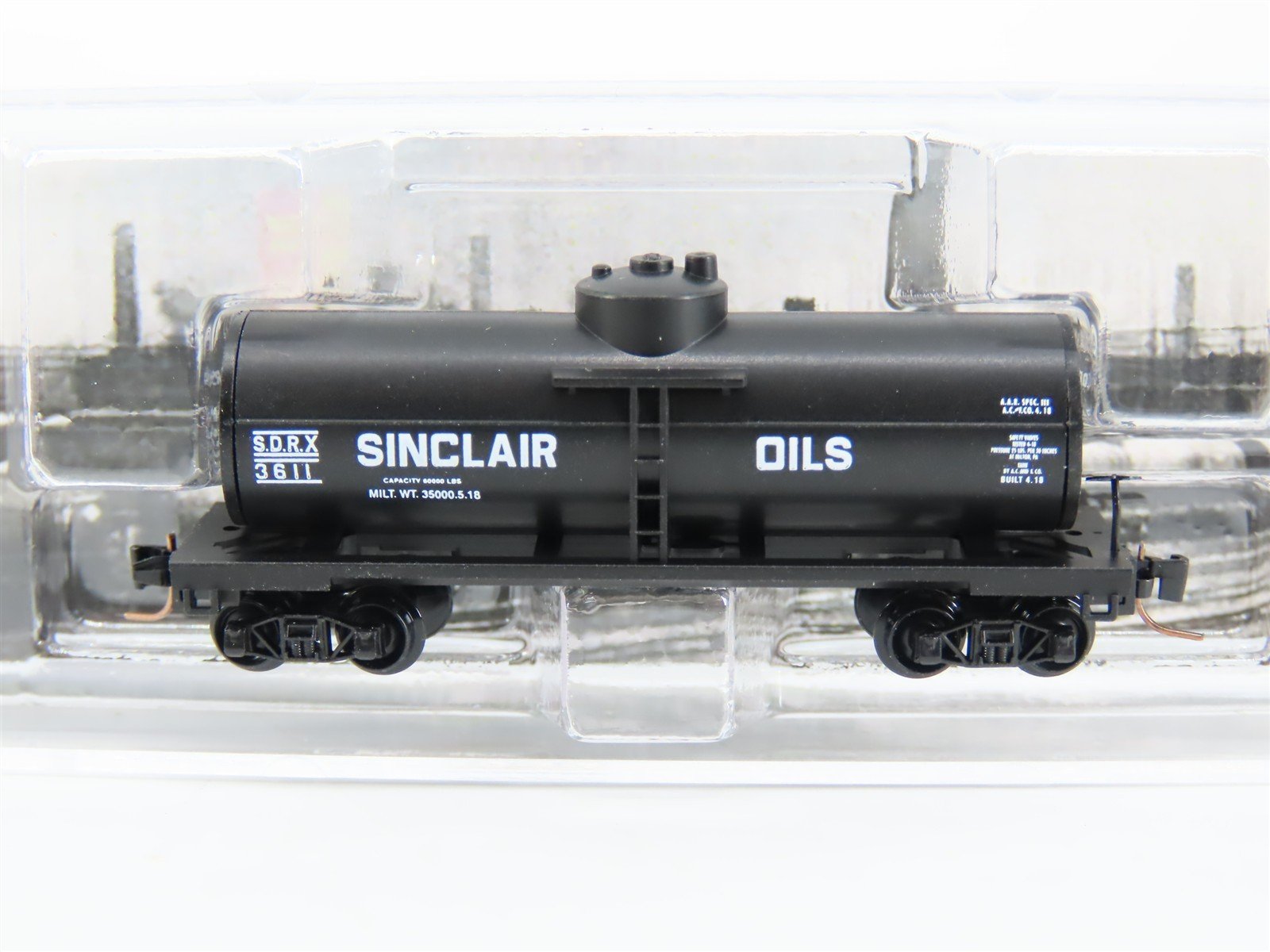 Z Micro-Trains MTL 53000410 SORX Sinclair Oils 39' Single Dome Tank Car #3611