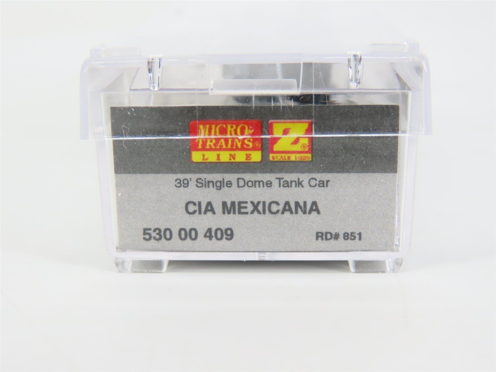 Z Scale Micro-Trains MTL 53000409 CIA Mexicana 39' Single Dome Tank Car #851