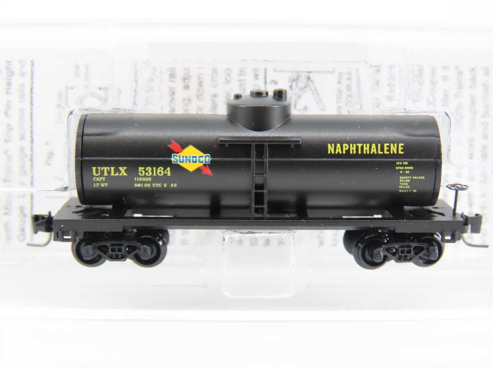 Z Scale Micro-Trains MTL 53000291 UTLX Sunoco 39' Single Dome Tank Car #53164