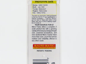 Z Scale Micro-Trains MTL 53000291 UTLX Sunoco 39' Single Dome Tank Car #53164