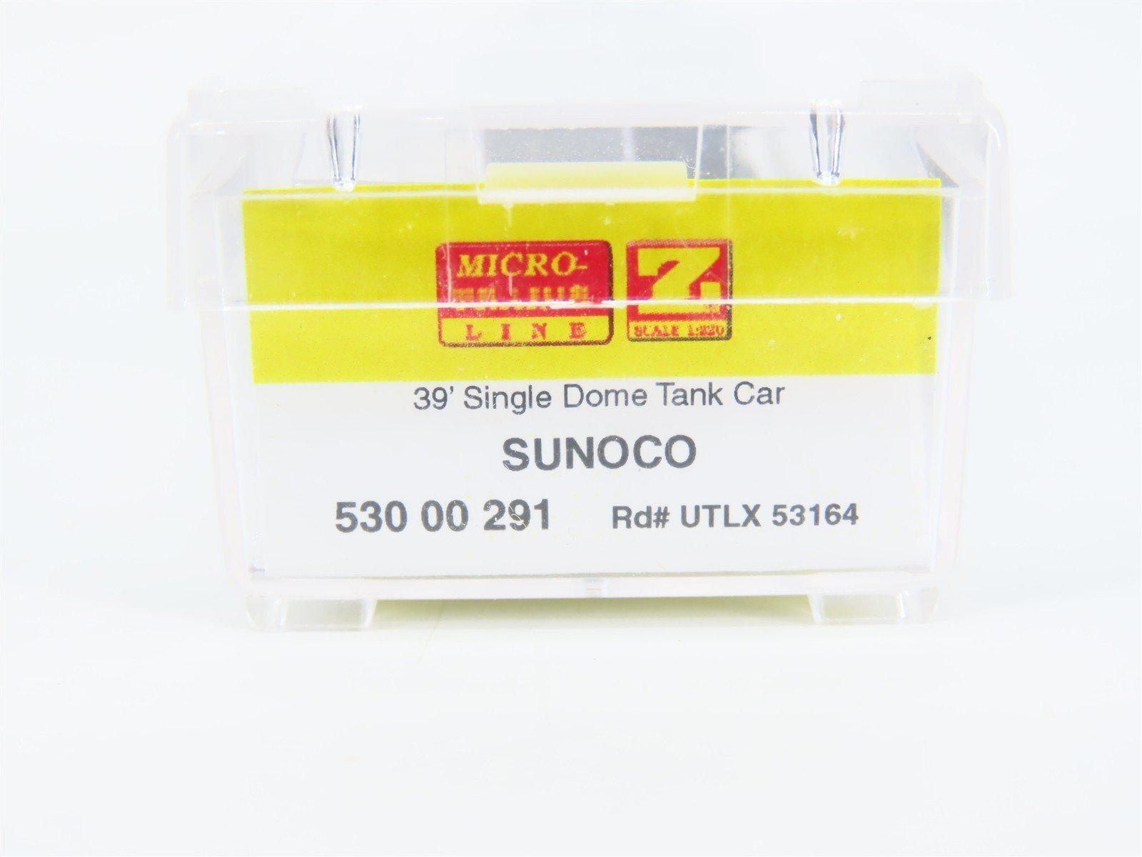Z Scale Micro-Trains MTL 53000291 UTLX Sunoco 39' Single Dome Tank Car #53164