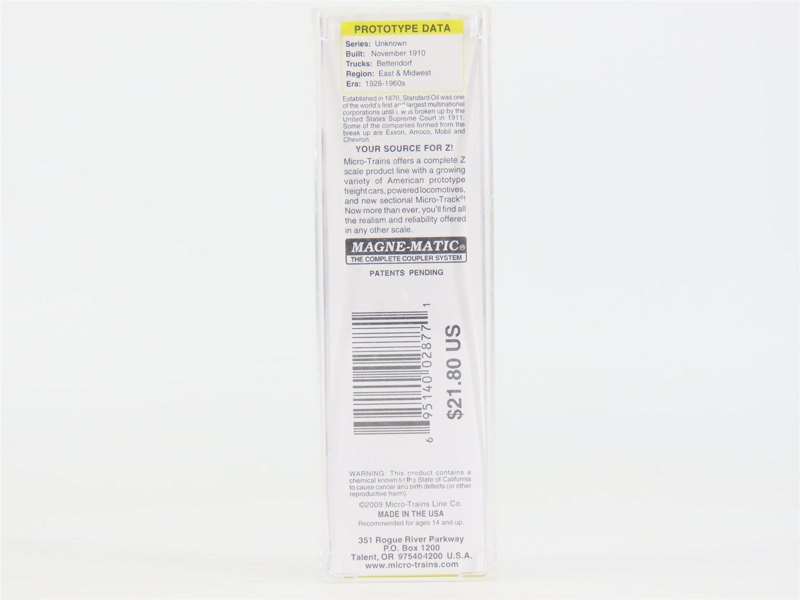 Z Micro-Trains MTL 53000251 AMOX Standard Oil Co. 39' Single Dome Tank Car #9756