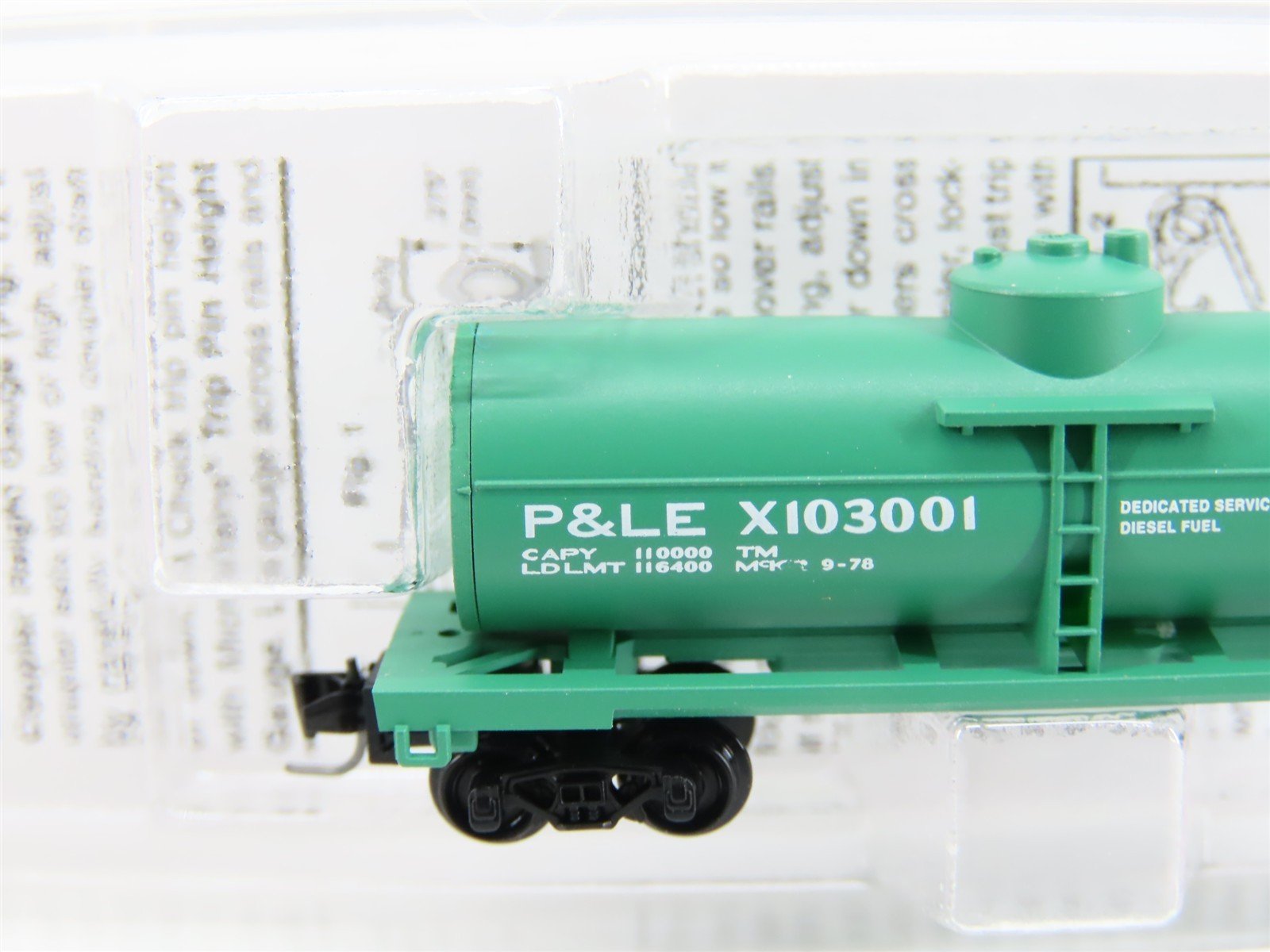 Z Scale Micro-Trains MTL 53000231 P&LE 39' Single Dome Tank Car #X103001
