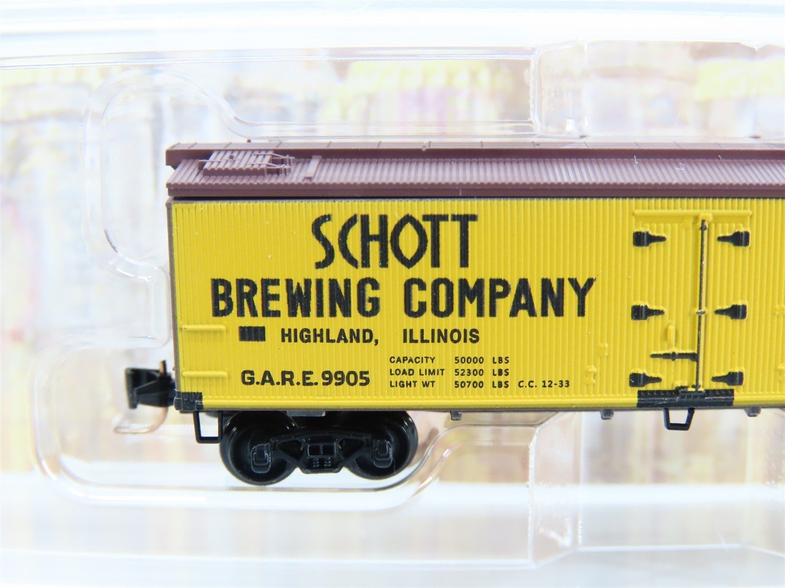 Z Micro-Trains MTL Brewery Series 51800250 GARE Schotts Brewing 40' Reefer #9905