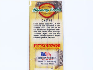 Z Micro-Trains MTL Brewery Series 51800250 GARE Schotts Brewing 40' Reefer #9905