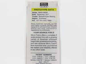 Z Scale Micro-Trains MTL 53100012 ATSF Santa Fe 2-Bay Covered Hopper #82297