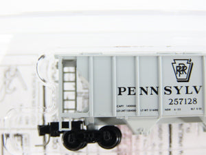 Z Scale Micro-Trains MTL 53100020 PRR Pennsylvania 2-Bay Covered Hopper #257128