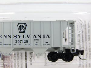Z Scale Micro-Trains MTL 53100020 PRR Pennsylvania 2-Bay Covered Hopper #257128