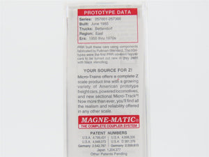 Z Scale Micro-Trains MTL 53100020 PRR Pennsylvania 2-Bay Covered Hopper #257128