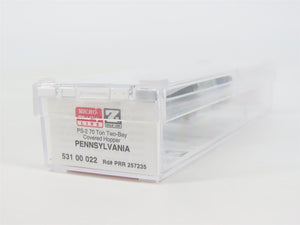 Z Scale Micro-Trains MTL 53100022 PRR Pennsylvania 2-Bay Covered Hopper #257235