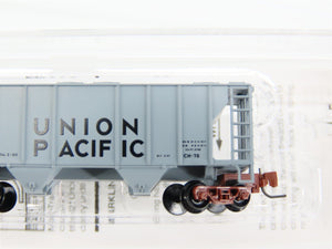Z Scale Micro-Trains MTL 53100082 UP Union Pacific 2-Bay Covered Hopper #11163