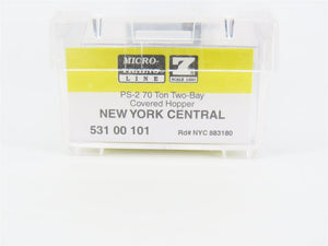 Z Micro-Trains MTL 53100101 NYC New York Central 2-Bay Covered Hopper #883180