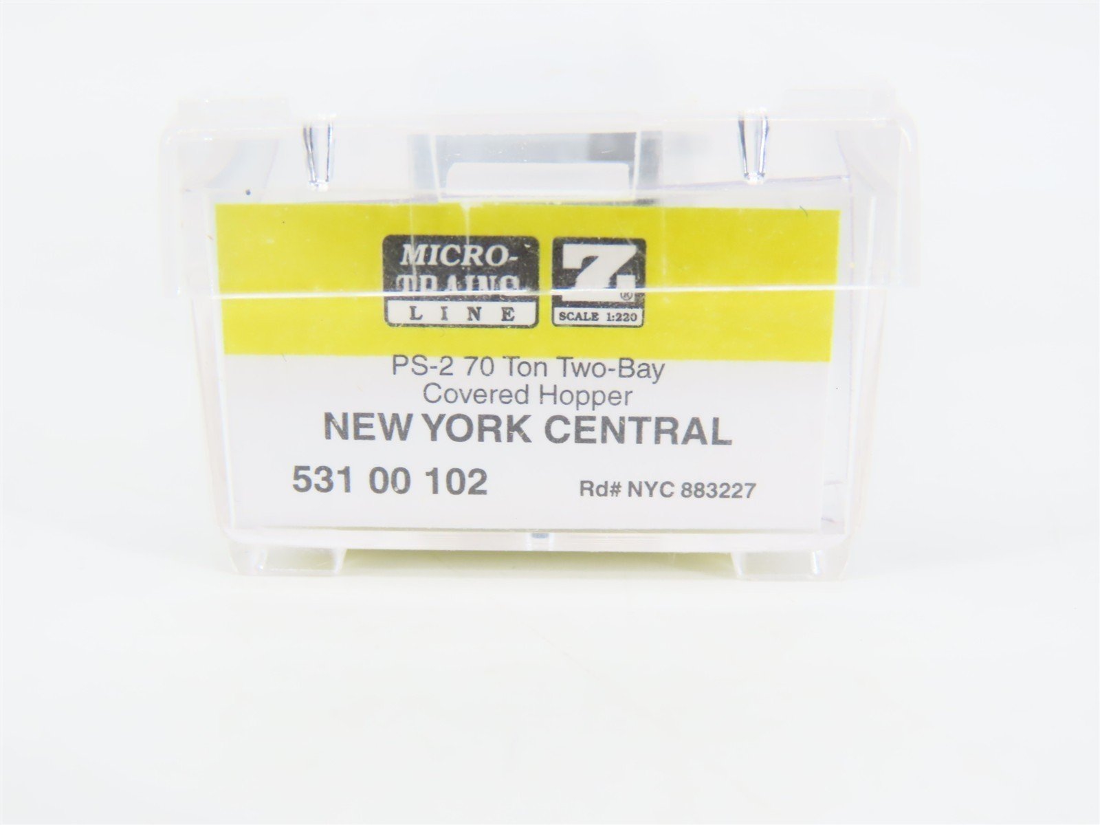 Z Micro-Trains MTL 53100102 NYC New York Central 2-Bay Covered Hopper #883227