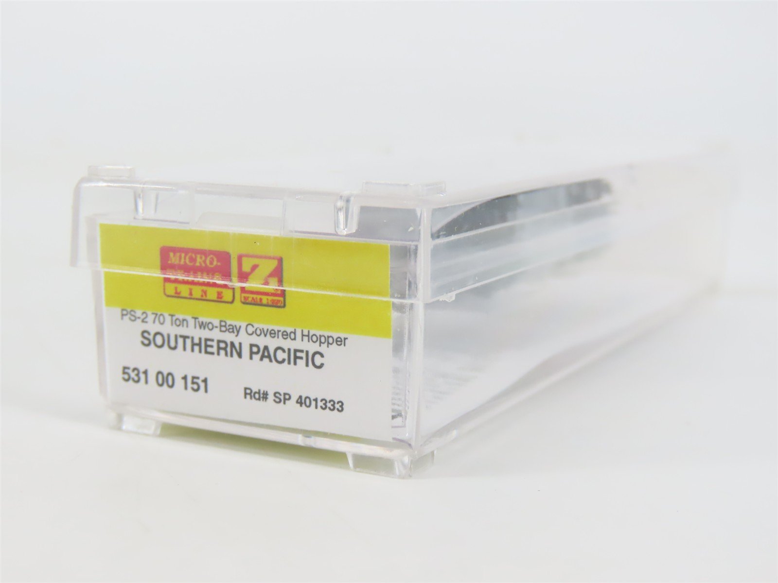 Z Micro-Trains MTL 53100151 SP Southern Pacific 2-Bay Covered Hopper #401333