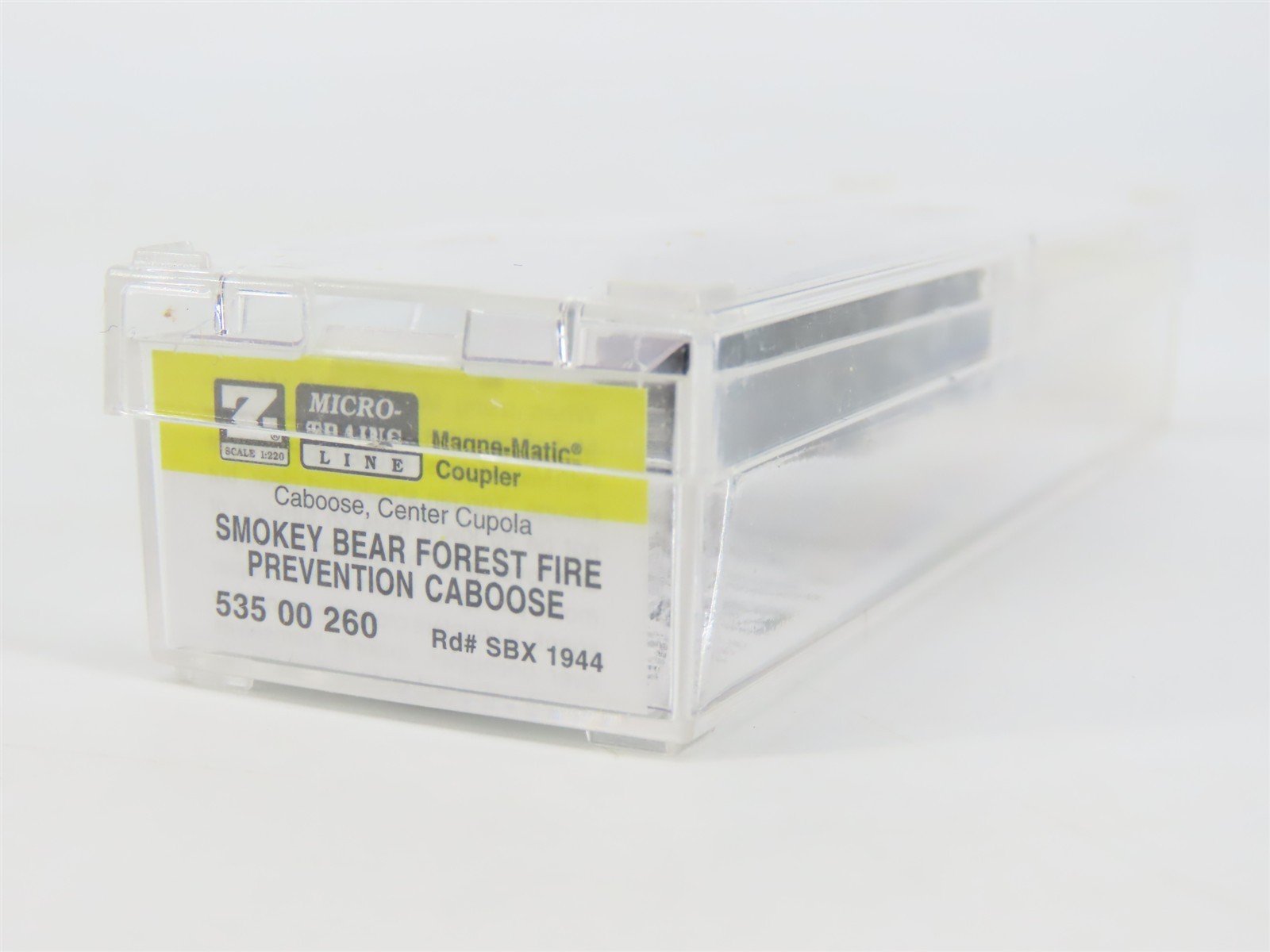 Z Micro-Trains MTL 53500260 SBX Smokey Bear Forest Fire Prevention Caboose #1944