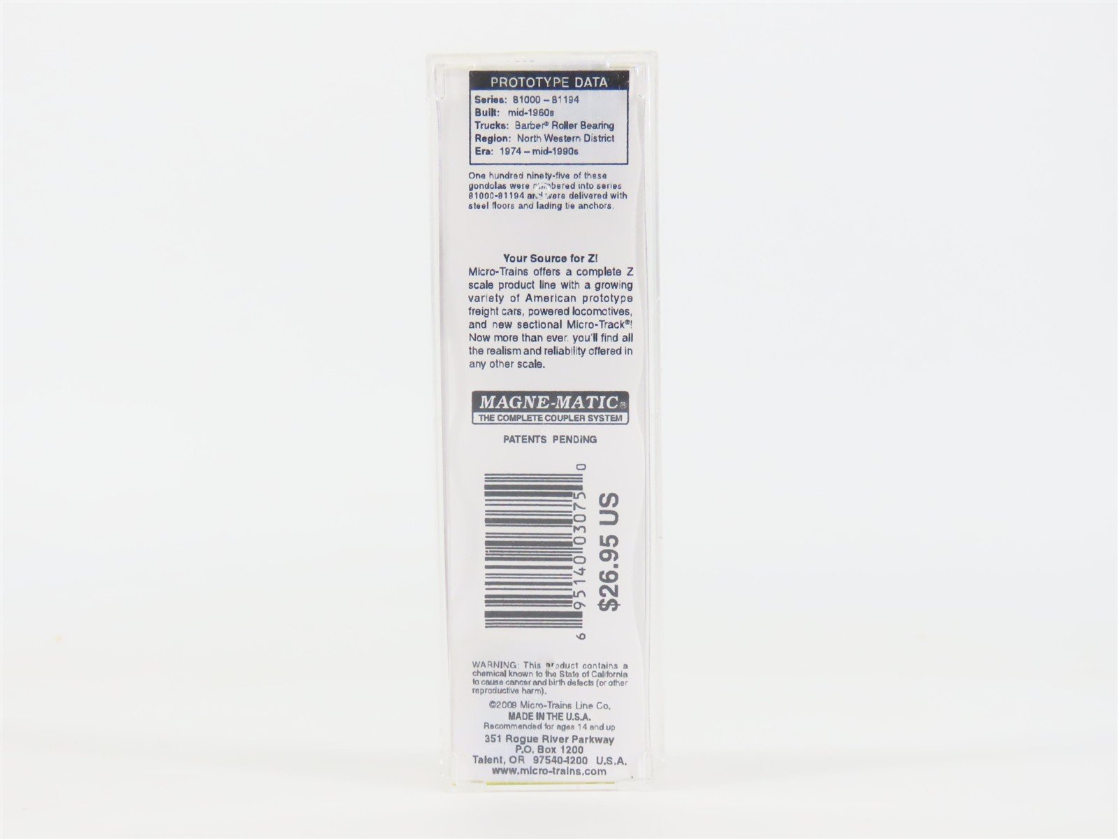 Z Micro-Trains MTL 52344050 MILW Milwaukee Road 50' Gondola w/ Load & Graffiti