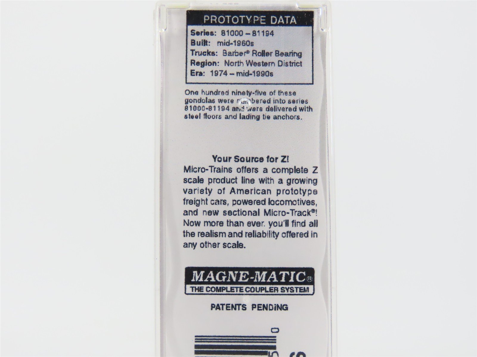 Z Micro-Trains MTL 52344050 MILW Milwaukee Road 50' Gondola w/ Load & Graffiti