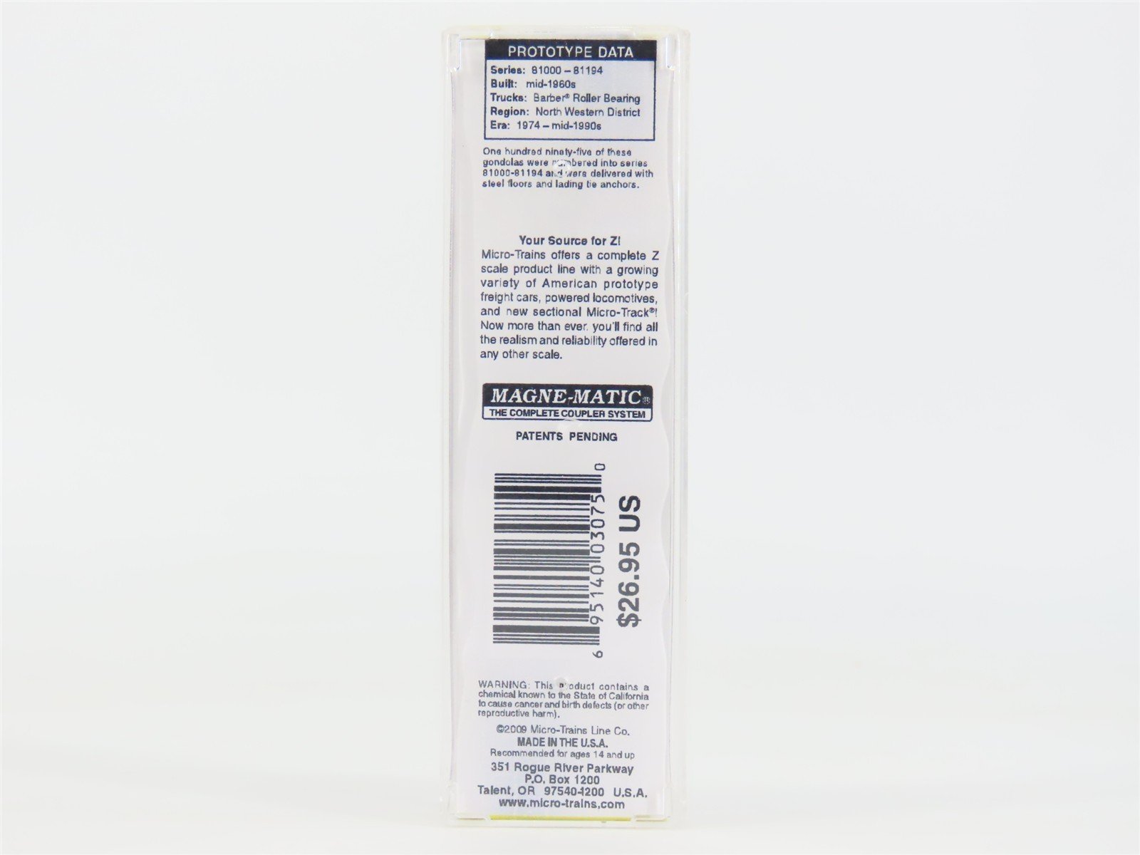 Z Micro-Trains MTL 52344050 MILW Milwaukee Road 50' Gondola w/ Load & Graffiti