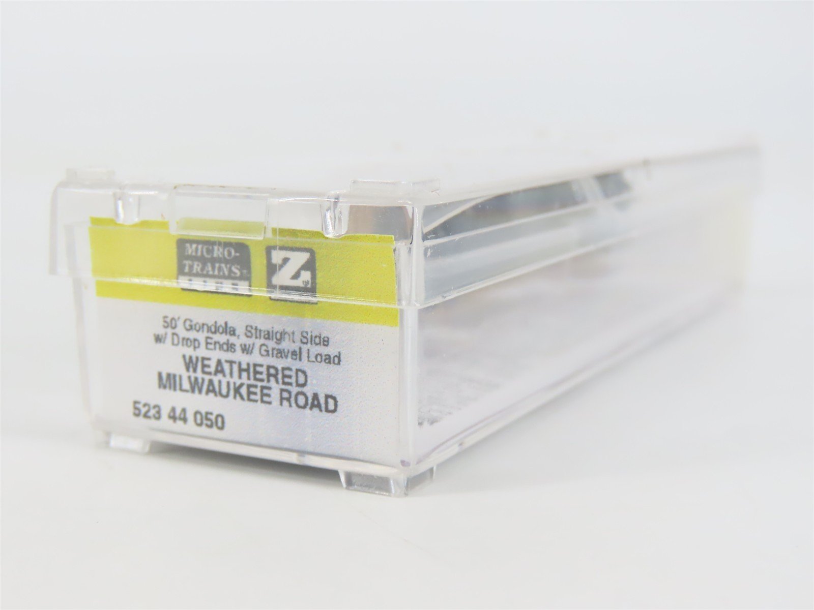 Z Micro-Trains MTL 52344050 MILW Milwaukee Road 50' Gondola w/ Load & Graffiti