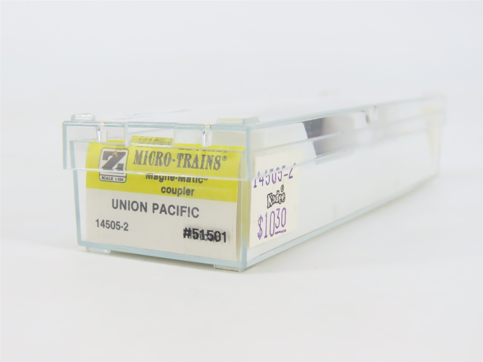 Z Scale Kadee Micro-Trains MTL 14505-2 UP Serves All The West Flat Car #51501