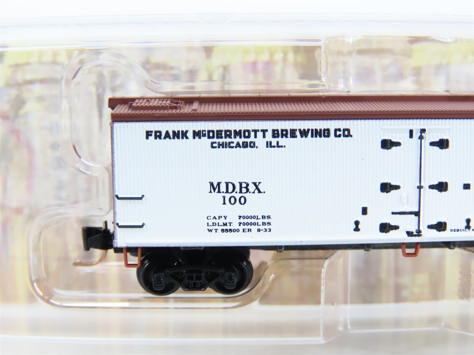 Z Scale Micro-Trains MTL Brewery Series 51800300 MDBX Senate Brewing Reefer #100