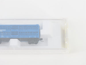 Z Micro-Trains MTL 13812-2 GN Great Northern Big Sky Blue 40' Stock Car #56385