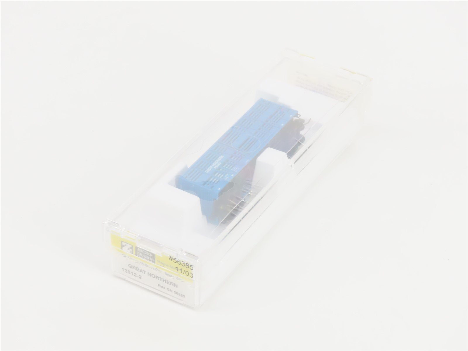 Z Micro-Trains MTL 13812-2 GN Great Northern Big Sky Blue 40' Stock Car #56385