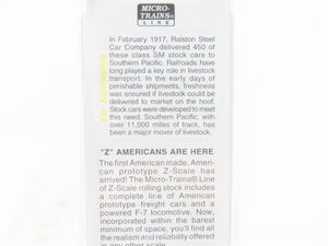 Z Micro-Trains MTL 13810-2 SP Southern Pacific 40' Despatch Stock Car #73735