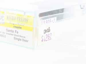 Z Scale Kadee Micro-Trains MTL 13905-2 ATSF Santa Fe 40' Woodside Boxcar #38691