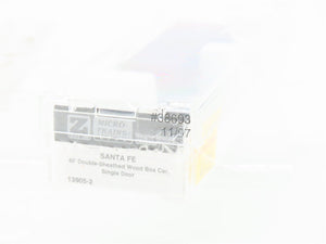 Z Scale Micro-Trains MTL 13905-2 ATSF Santa Fe 40' Woodside Boxcar #38693