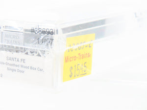 Z Scale Micro-Trains MTL 13905-2 ATSF Santa Fe 40' Woodside Boxcar #38693
