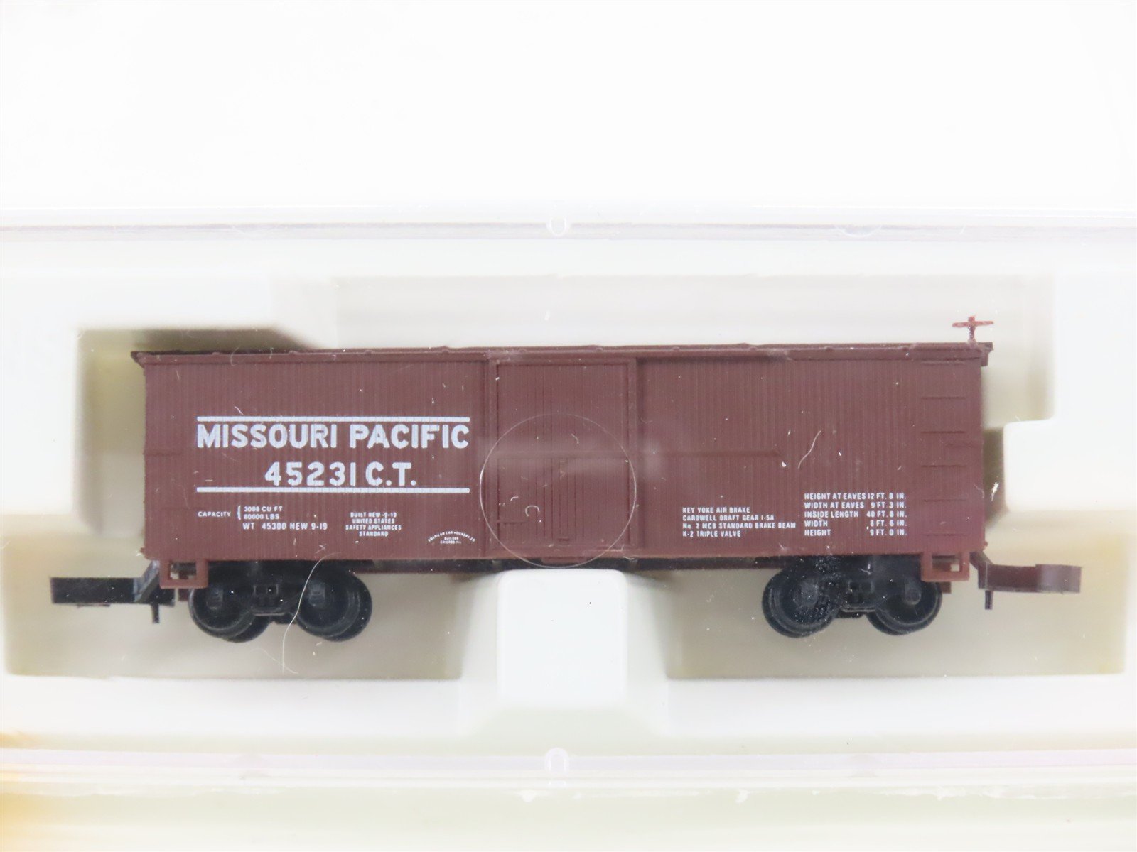 Z Scale Micro-Trains MTL 13907 MP Missouri Pacific 40' Woodside Boxcar #45231