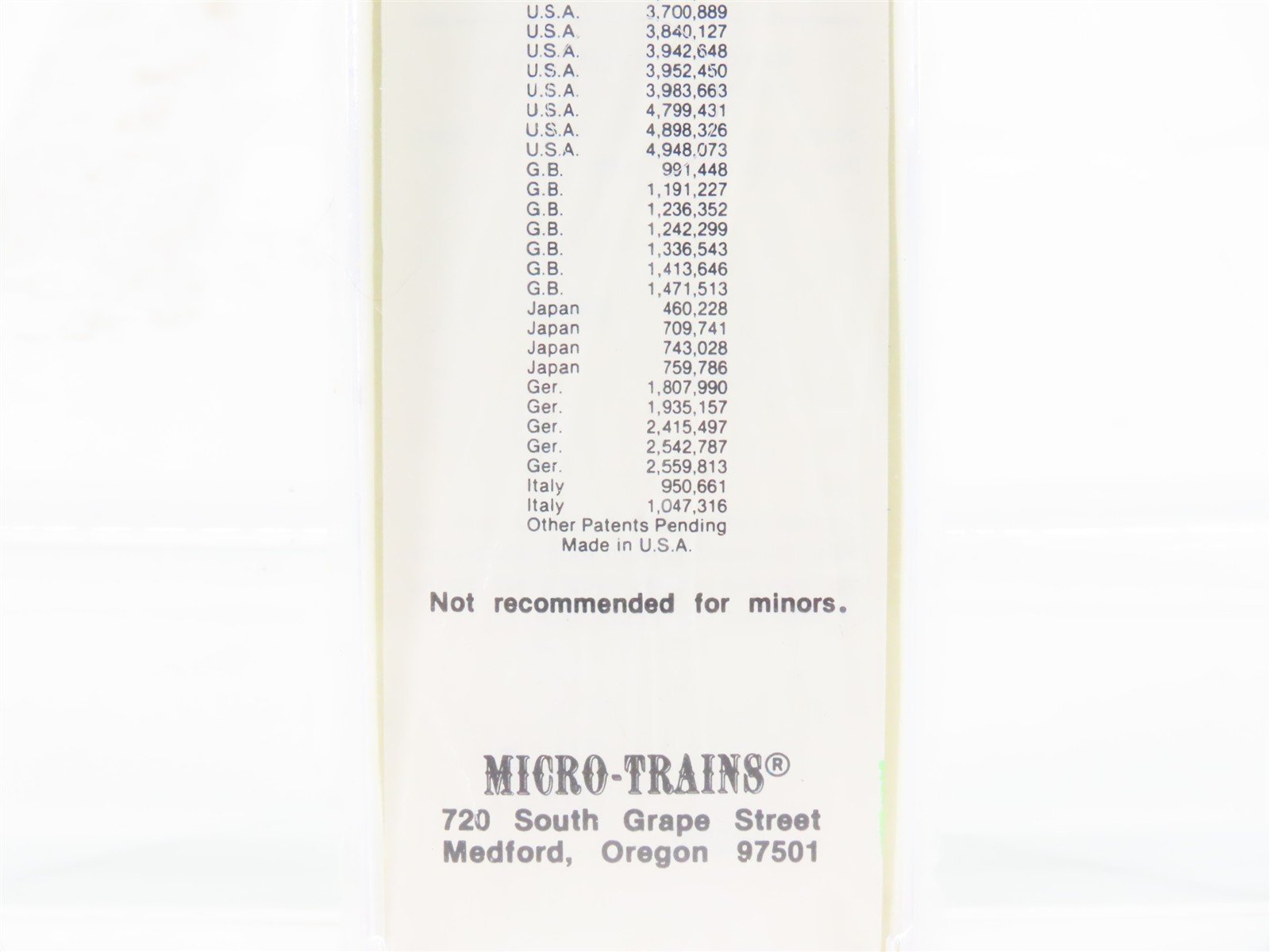 Z Scale Micro-Trains MTL 13907 MP Missouri Pacific 40' Woodside Boxcar #45231