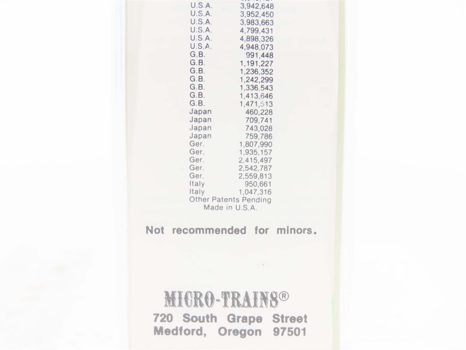 Z Scale Micro-Trains MTL 13907-2 MP Missouri Pacific 40' Woodside Boxcar #45231
