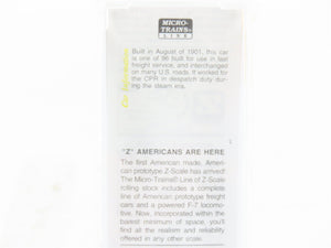 Z Scale Micro-Trains MTL 13910-2 CP Canadian Pacific 40' Woodside Boxcar #19442