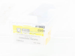 Z Scale Micro-Trains MTL 13910-2 CP Canadian Pacific 40' Woodside Boxcar #19442