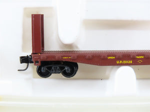 Z Scale Kadee Micro-Trains MTL 14604-2 UP Union Pacific Bulkhead Flatcar #15028