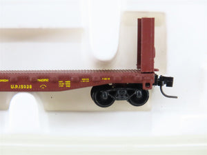 Z Scale Kadee Micro-Trains MTL 14604-2 UP Union Pacific Bulkhead Flatcar #15028