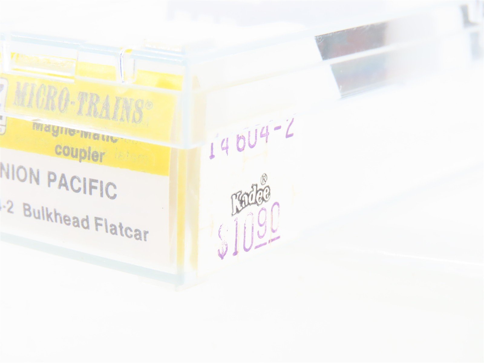 Z Scale Kadee Micro-Trains MTL 14604-2 UP Union Pacific Bulkhead Flatcar #15028