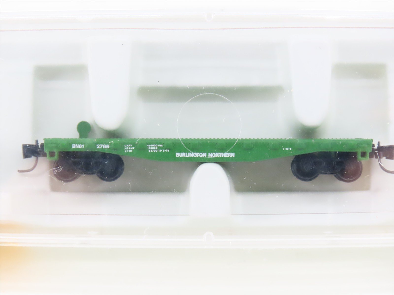 Z Scale Micro-Trains MTL 14508-2 BN Burlington Northern Flatcar #612765