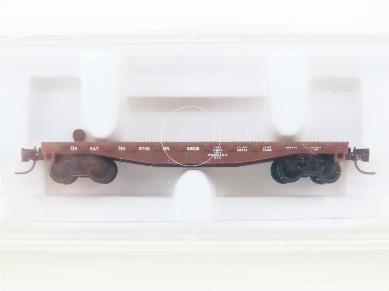 Z Scale Micro-Trains MTL 14507-2 GN Great Northern Flatcar #66208