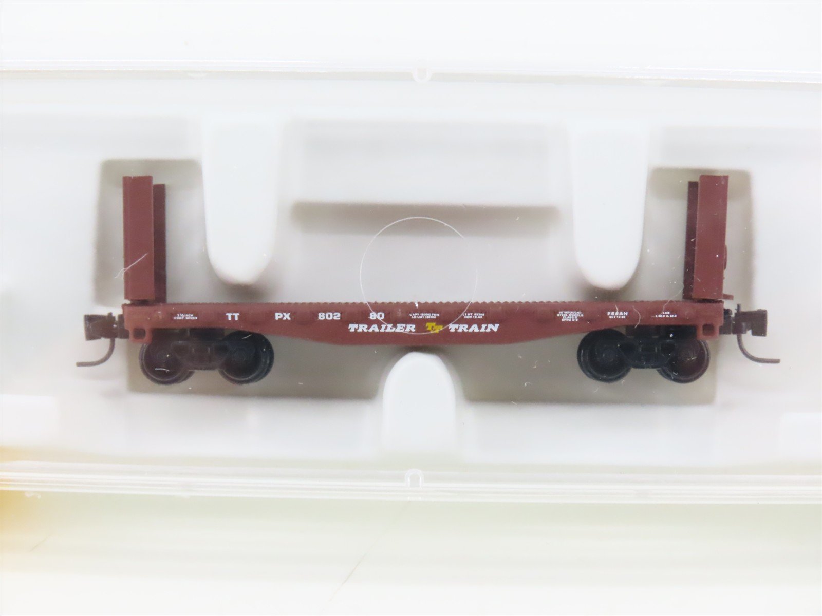 Z Scale Micro-Trains MTL 14605-2 TTPX Trailer Train Bulkhead Flatcar #80280