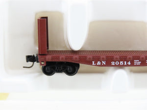 Z Scale Kadee Micro-Trains MTL 14603-2 L&N Bulkhead Flatcar #20514