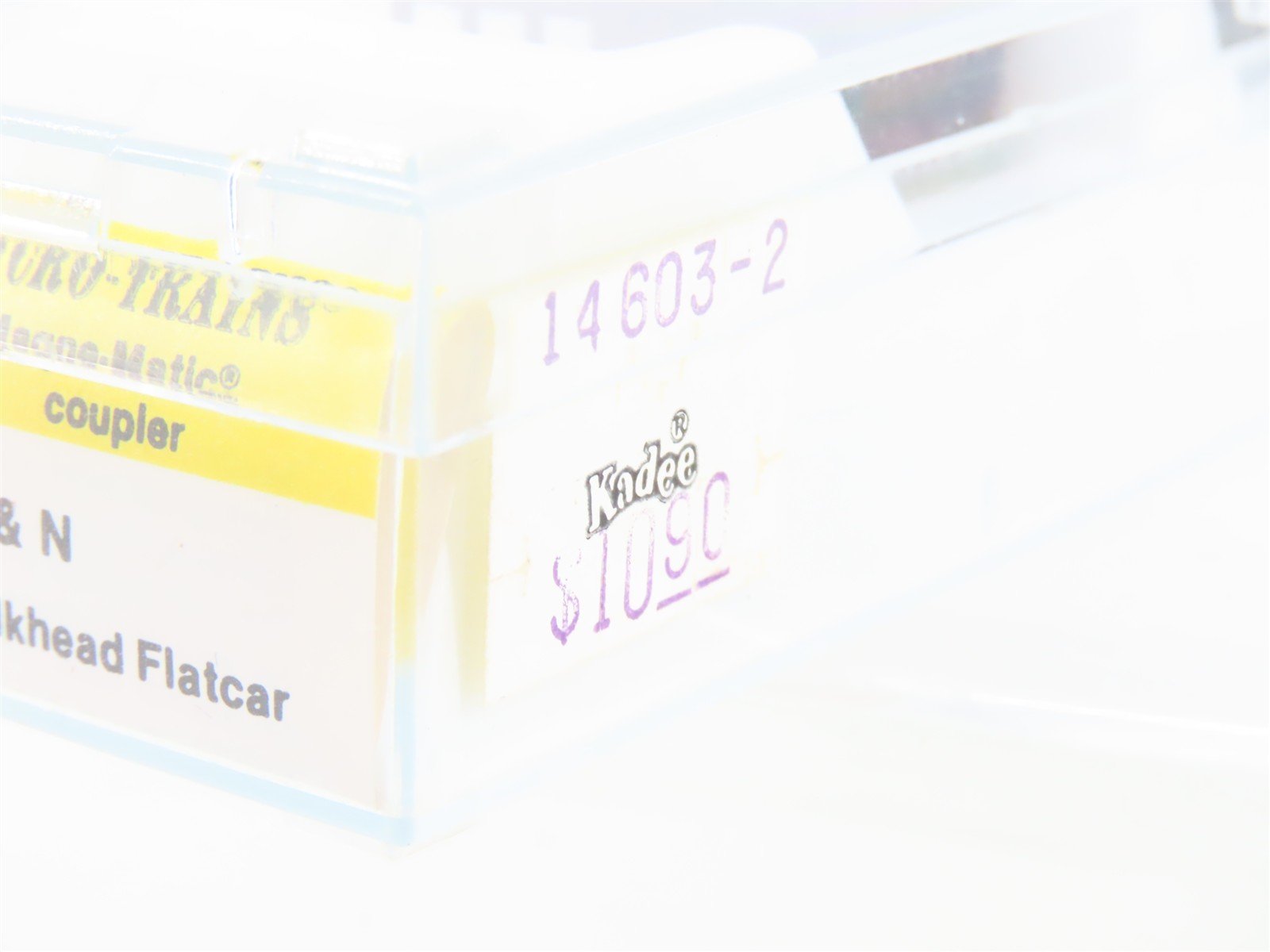 Z Scale Kadee Micro-Trains MTL 14603-2 L&N Bulkhead Flatcar #20514