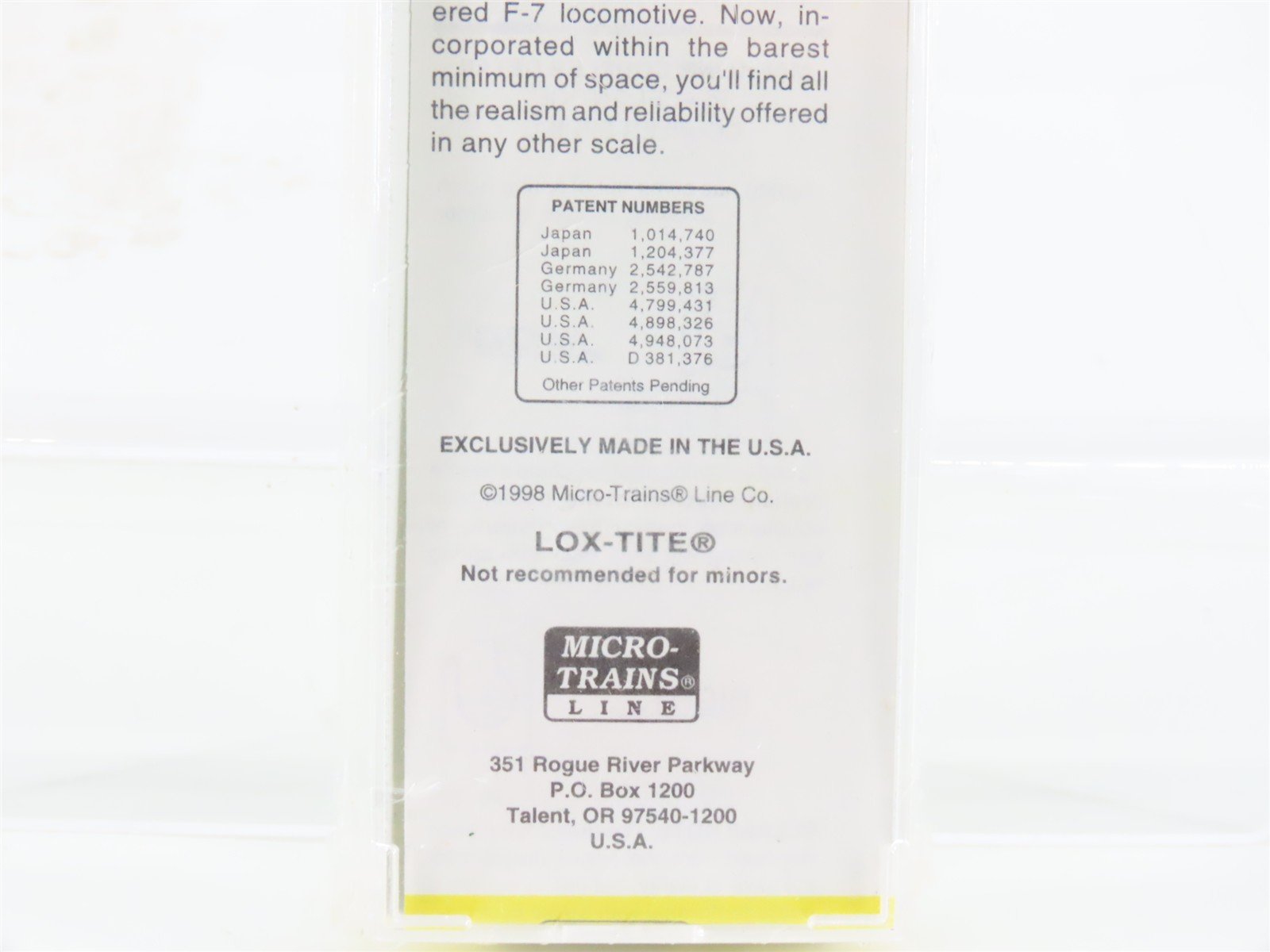 Z Scale Micro-Trains MTL 14508-2 BN Burlington Northern Flatcar #612765