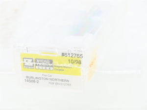 Z Scale Micro-Trains MTL 14508-2 BN Burlington Northern Flatcar #612765
