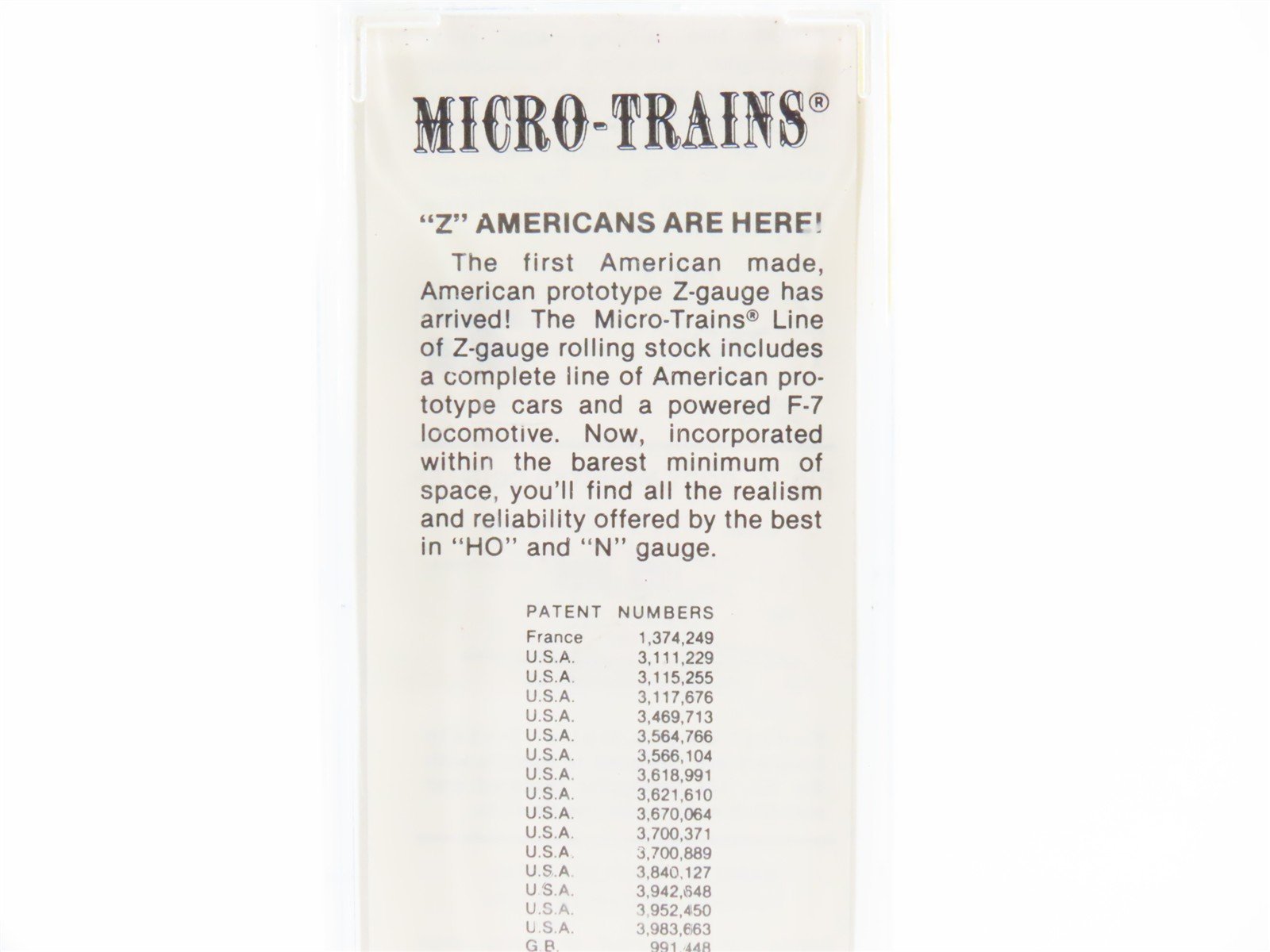 Z Kadee Micro-Trains MTL 14601-2 SP Southern Pacific Bulkhead Flatcar #506184